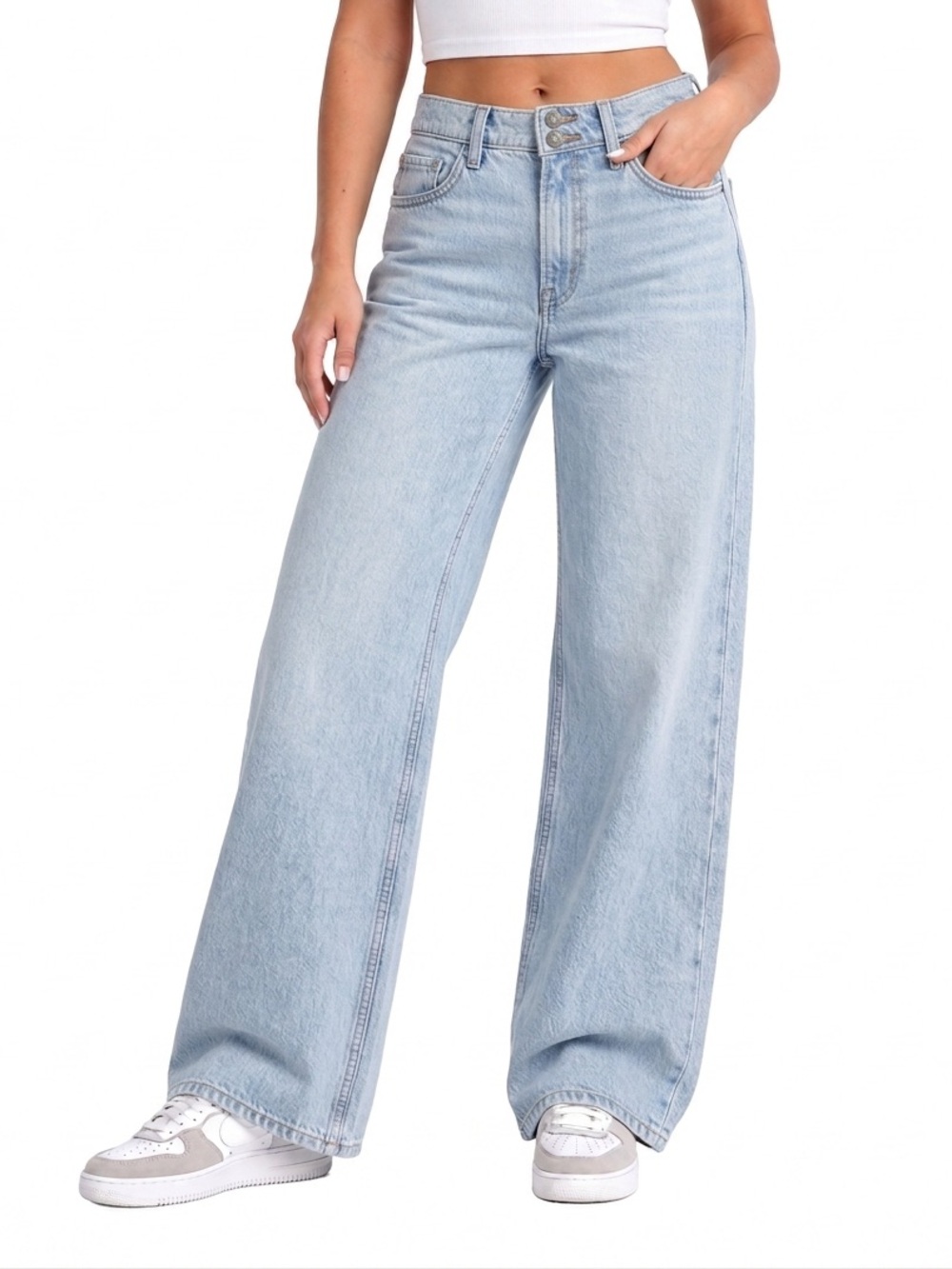 Levi's Women's Low-Rise Superlow Loose Jeans - Abraided Art 28x32 - Picture 1 of 16